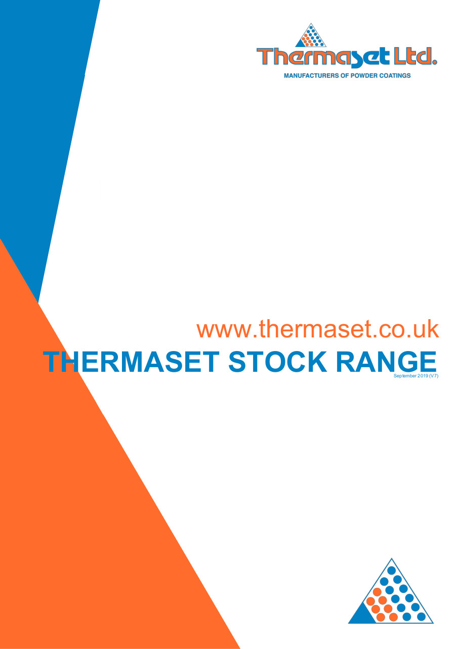 Thermaset powder coatings - stock range