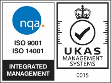NQA ISO 9001 and ISO 14001 Integrated Logo - UKAS